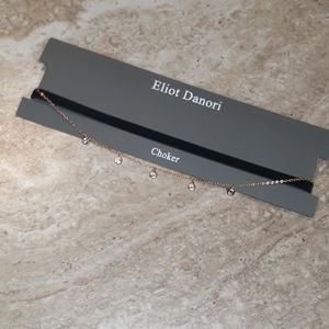 ELIOT DANORI Velvet/Chain Choker jewelry goth feminine